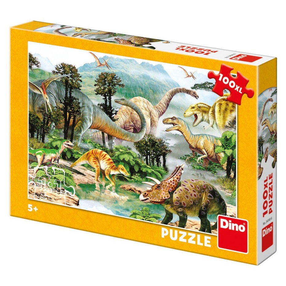 Život dinosaurů: puzzle 100XL dílků - Dino Park - main (0)