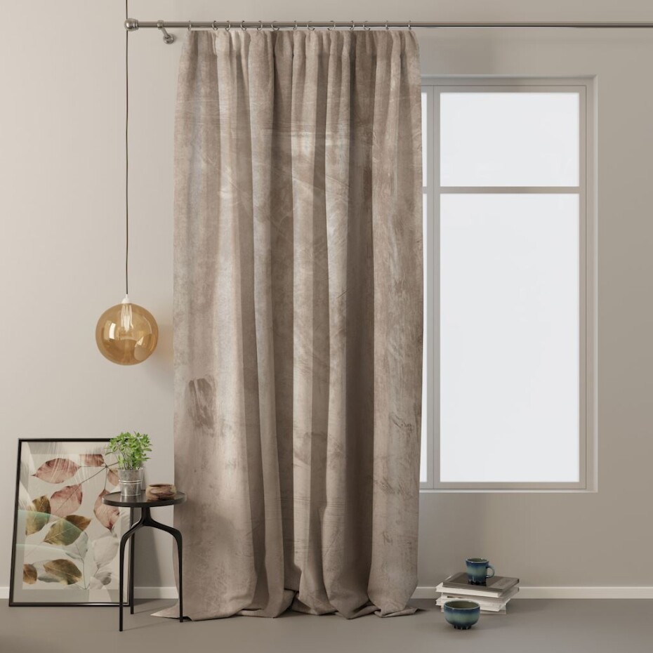 ArtFlhf Stínicí závěs VELVET PLEAT P | 140 x 270 cm Barva: Bílá - main (3)