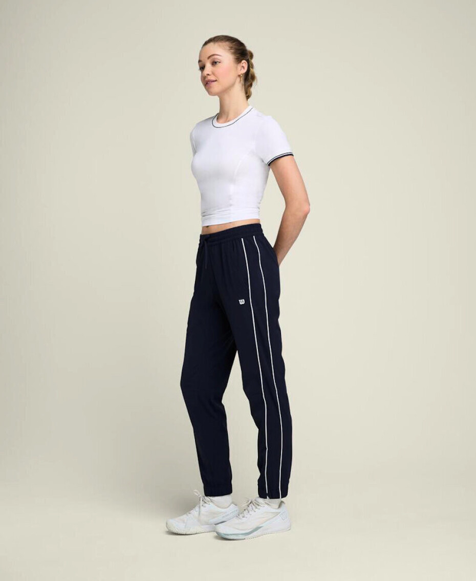 Dámské kalhoty Wilson  W Team Warm-Up Pant Classic Navy L - main (5)