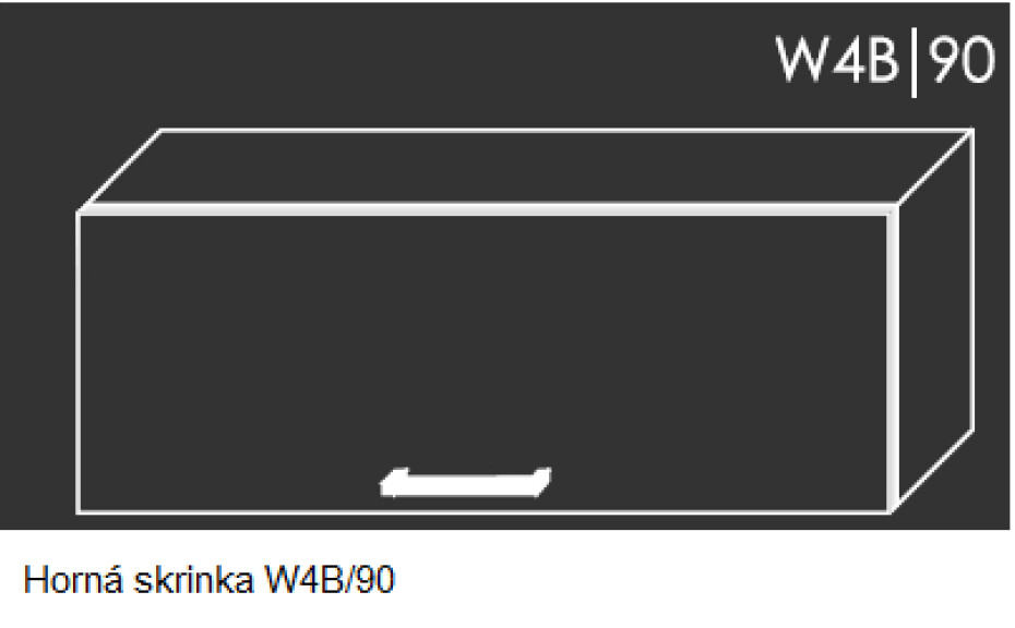 ArtExt Kuchyňská linka Brerra - lesk Kuchyně: Rohová spodní skříňka D12R/90 (ŠxVxH) 84 x 82 x 84 cm - main (49)