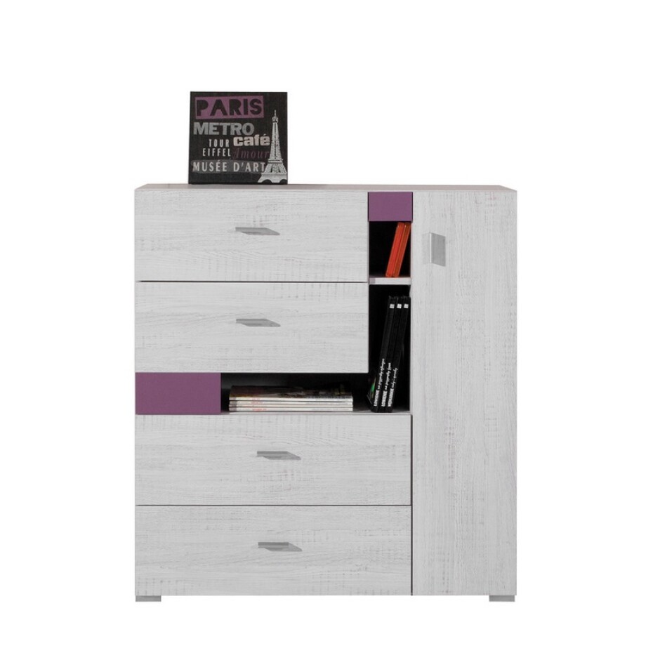 Meblar Komoda NEXT NX11 Barva: Šedá - main (1)