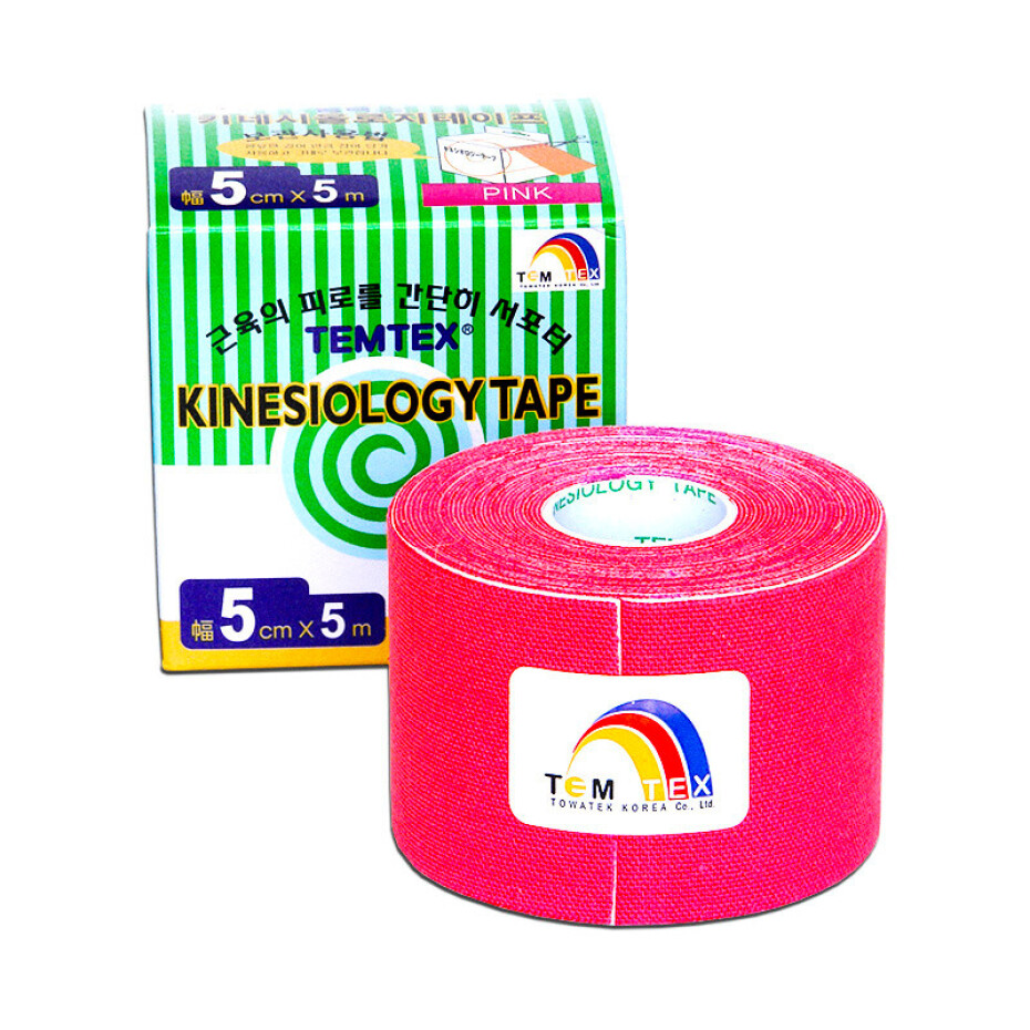 Tejpovací páska TEMTEX  Kinesio Tape Tourmaline 5 cm × 5 m žlutá - main (0)