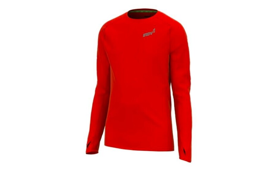 Pánské tričko Inov-8  Base Elite LS Red M - main (0)