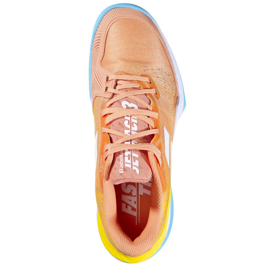 Dámská tenisová obuv Babolat Jet Mach 3 Clay Women Coral/Gold Fusion  EUR 40 - main (2)