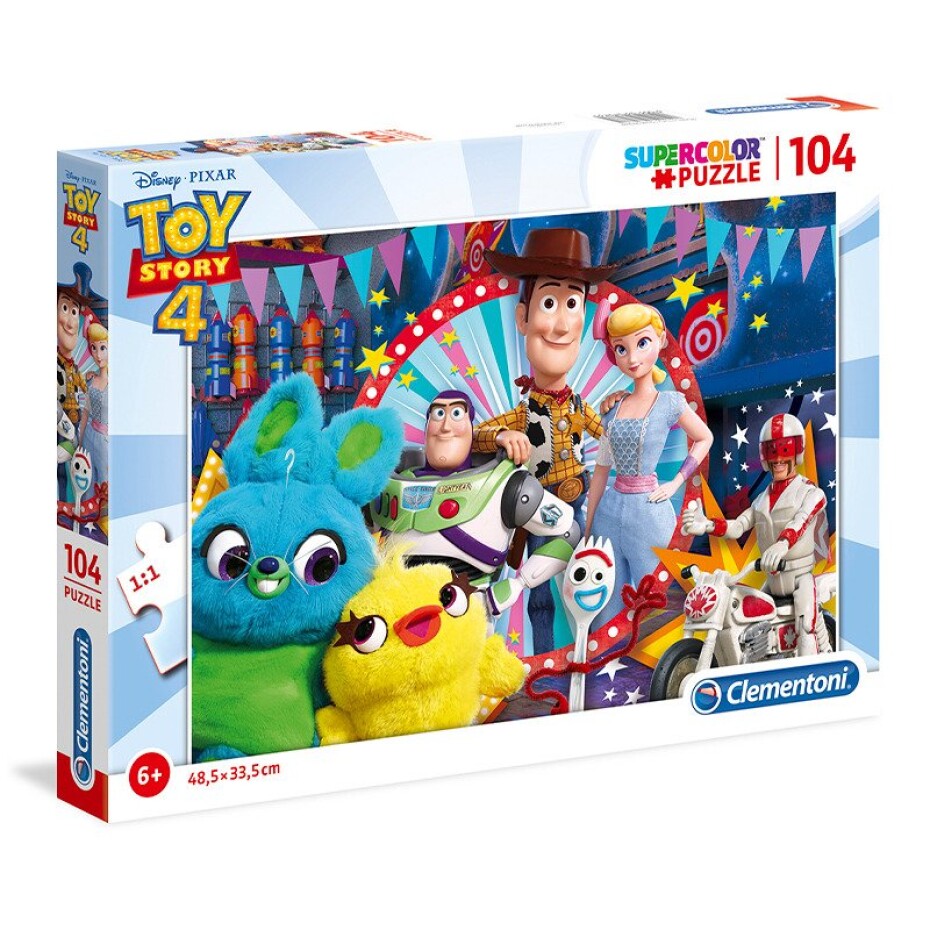 Clementoni Puzzle Supercolors Toy Story 4 / 104 dílků - Russ - main (0)