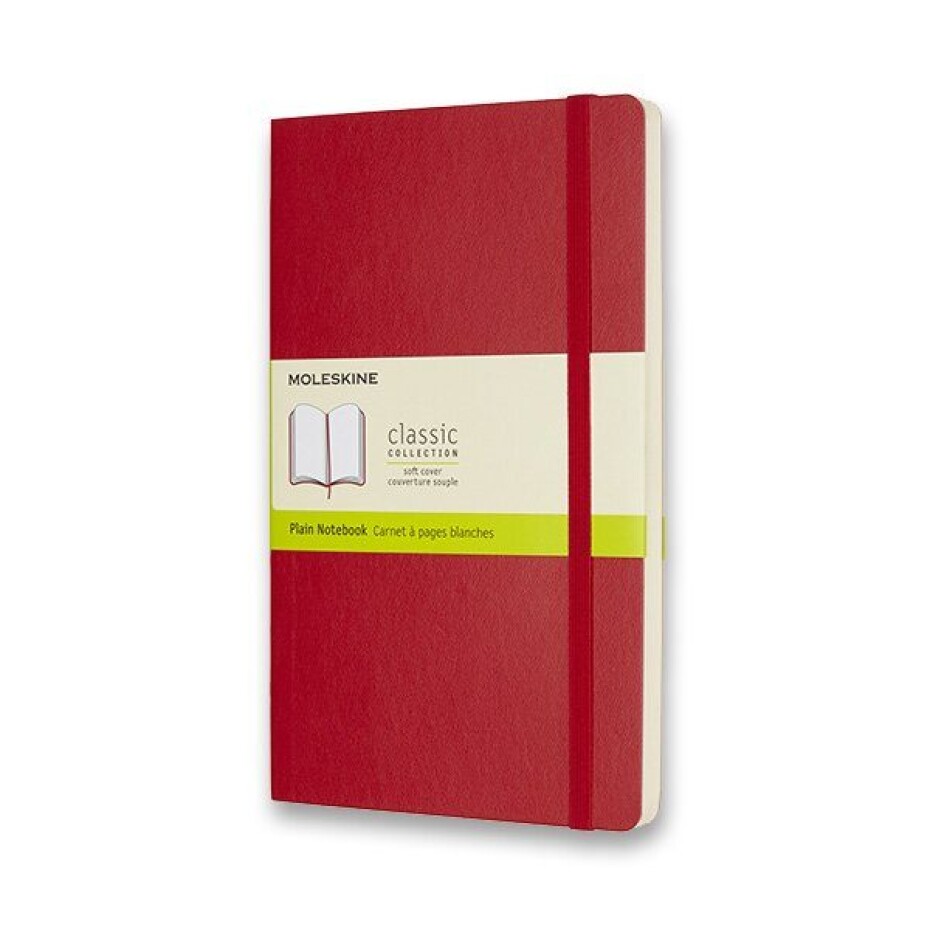 Zápisník Moleskine VÝBĚR BAREV - měkké desky - L, čistý 1331/11271 - Zápisník Moleskine - měkké desky černý - main (4)
