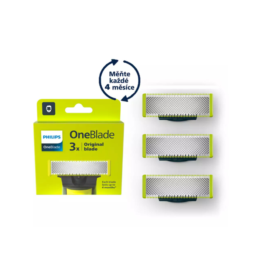 Výměnné břity pro Philips OneBlade QP230/50, 3 ks - main (0)