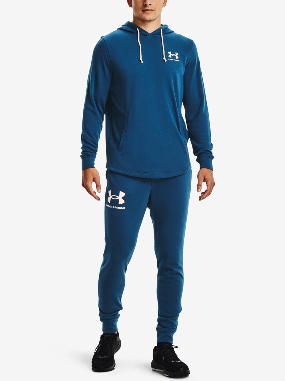 Pánská mikina Under Armour  RIVAL TERRY LC HD-BLU XXL - main (1)