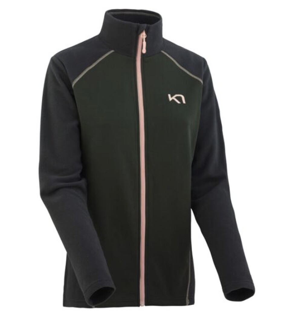 Dámská mikina Kari Traa  F/Z Fleece blue/grey S - main (1)