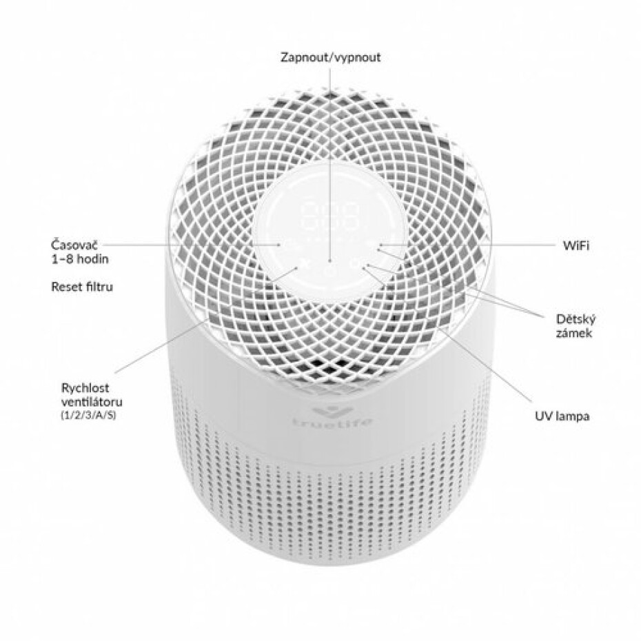 TrueLife AIR Purifier P3 WiFi čištička vzduchu - main (3)