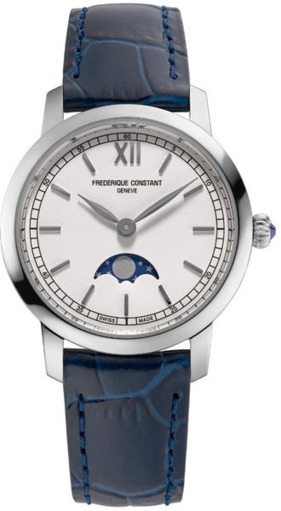 Frederique Constant Slimline Ladies Moonphase Quartz FC-206SW1S6 - main (0)