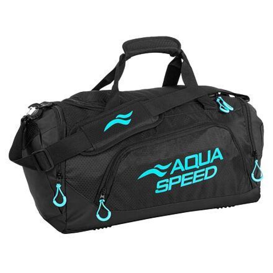 Aqua-Speed Duffle Bag M sportovní taška černá-tyrkysová - main (0)