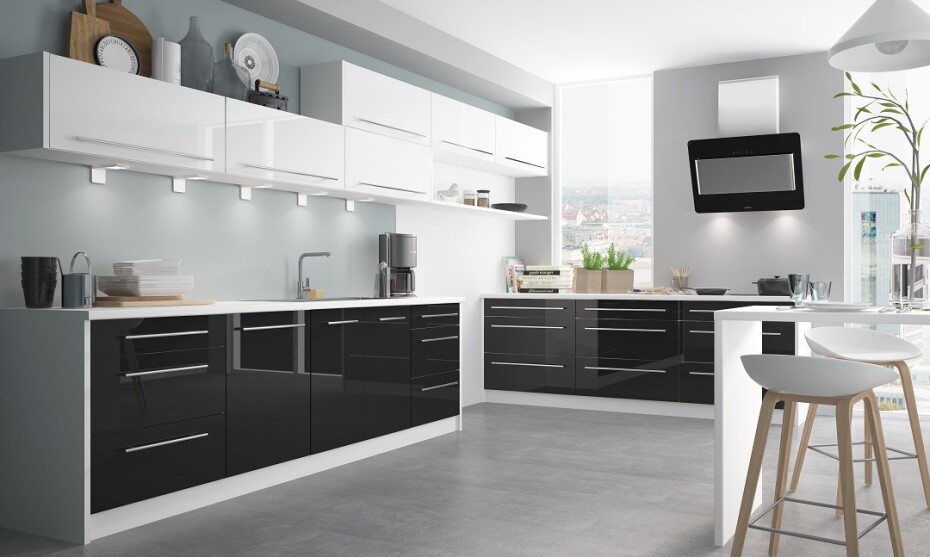 ArtExt Kuchyňská skříňka horní PLATINIUM | W8B 90 Aventos Barva korpusu: Grey - main (10)
