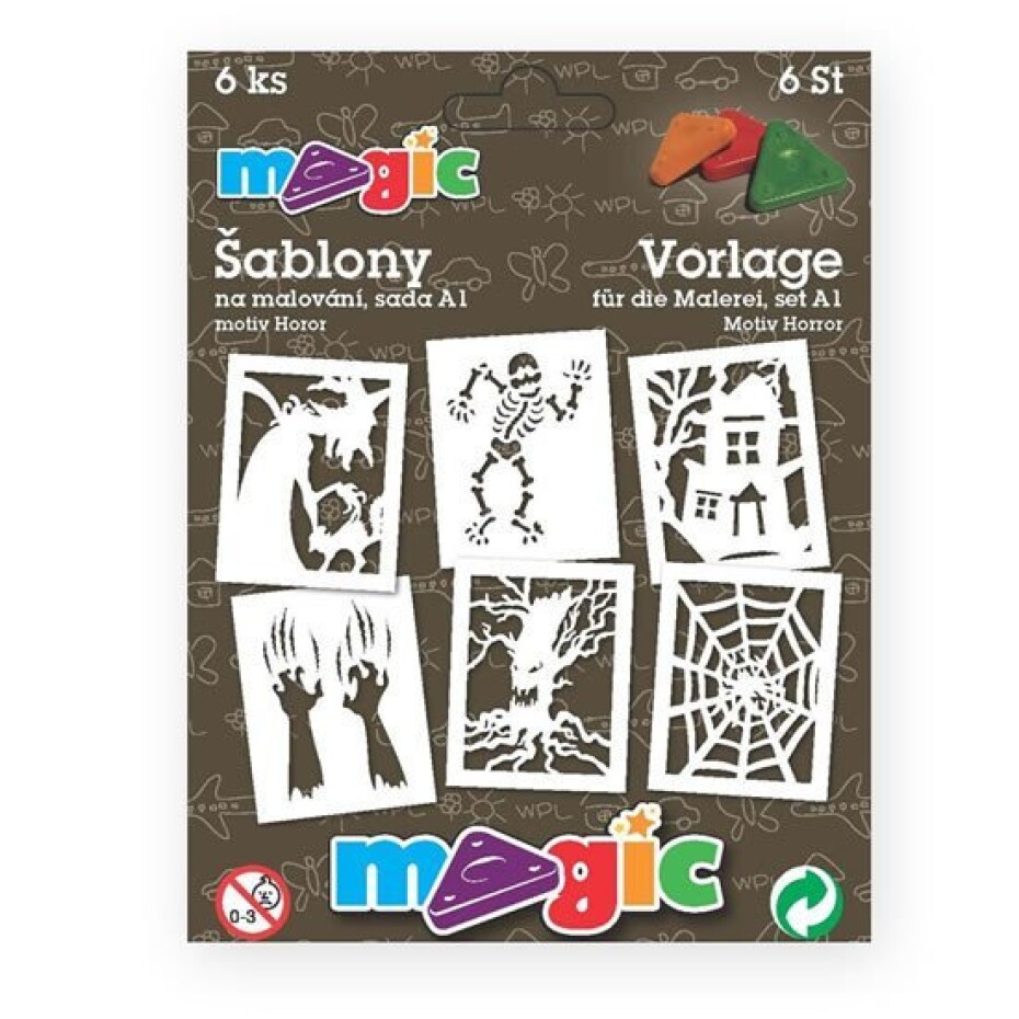 MAGIC papírové šablony na malování HOROR - main (0)