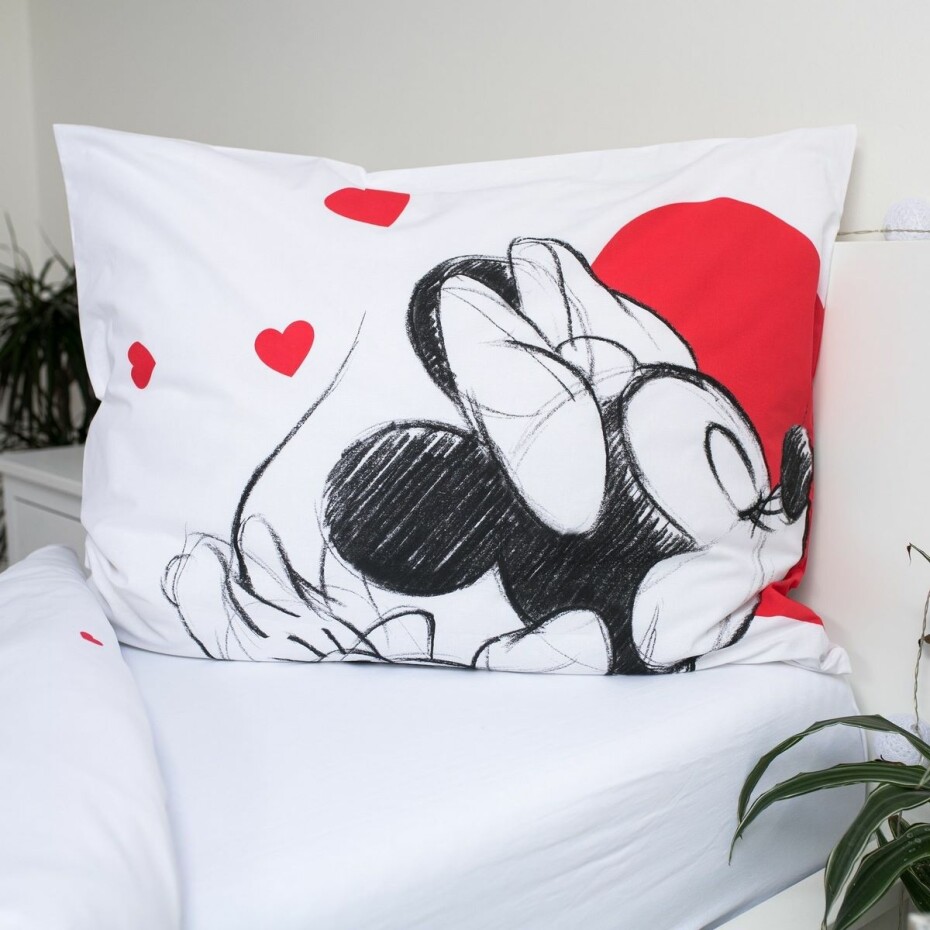 Jerry Fabrics Dětské bavlněné povlečení Mickey and Minnie Love 05, 140 x 200 cm, 70 x 90 cm - main (3)