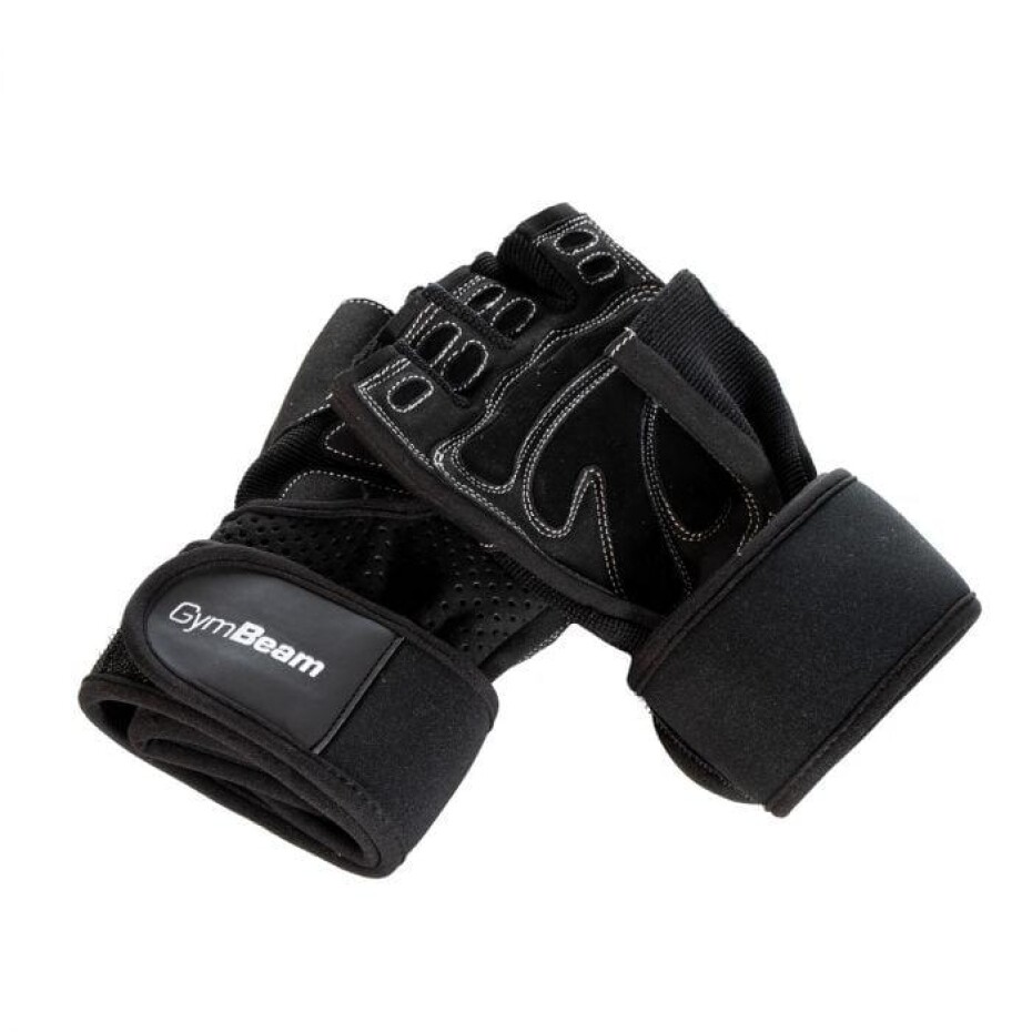 GymBeam Fitness rukavice Wrap black - main (0)