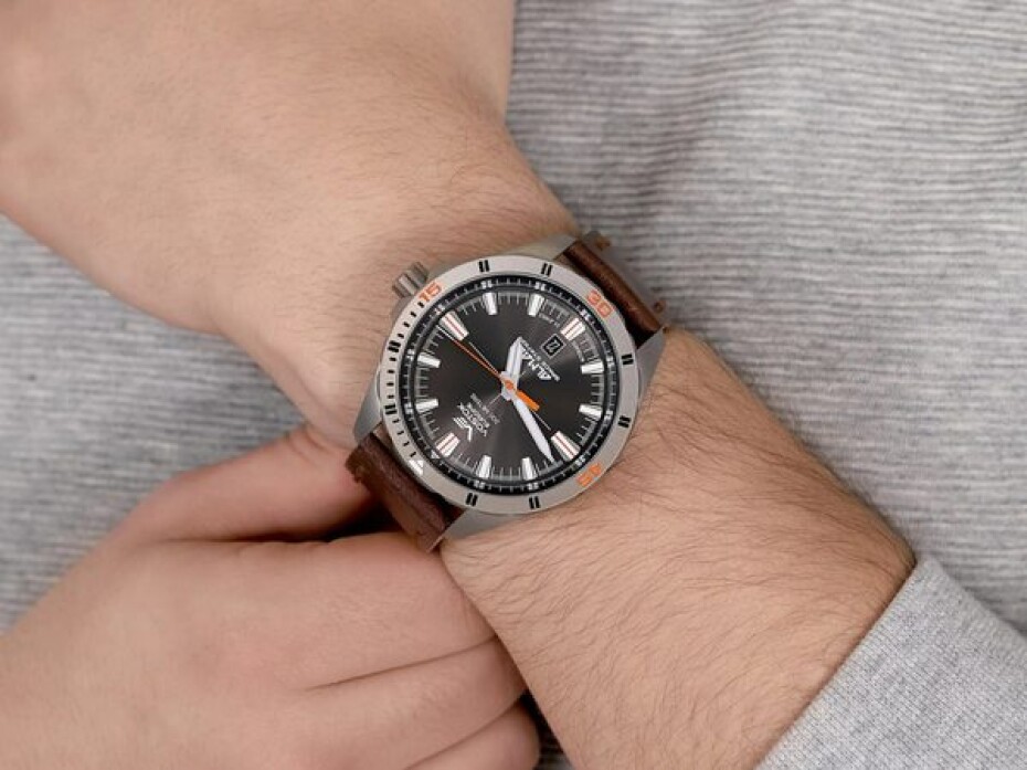 Vostok Europe Almaz Titanium Line NH35A/320H263 - Černý silikonový řemínek - main (6)