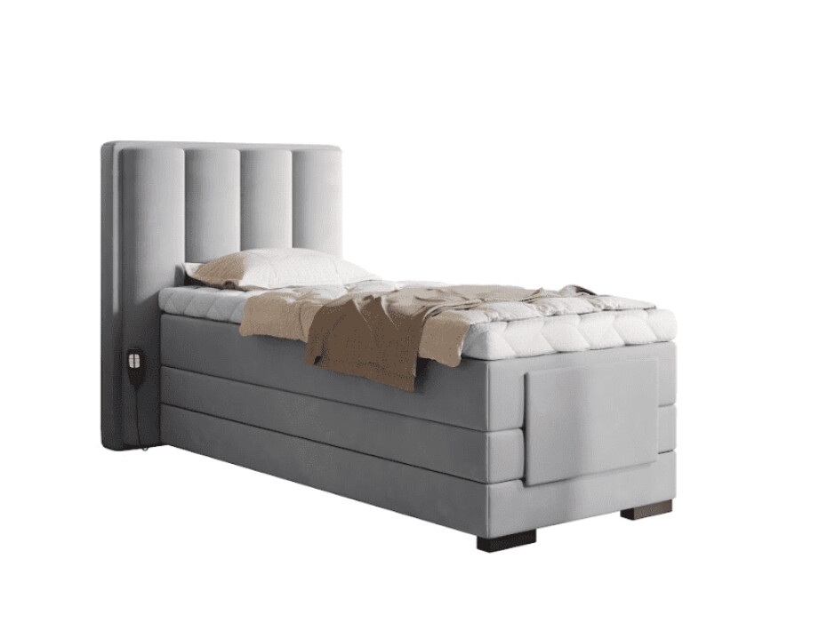 Artelta Manželská postel VEROS Boxspring | elektrická polohovatelná 90 x 200 cm Barva: Lukso 40 - main (11)