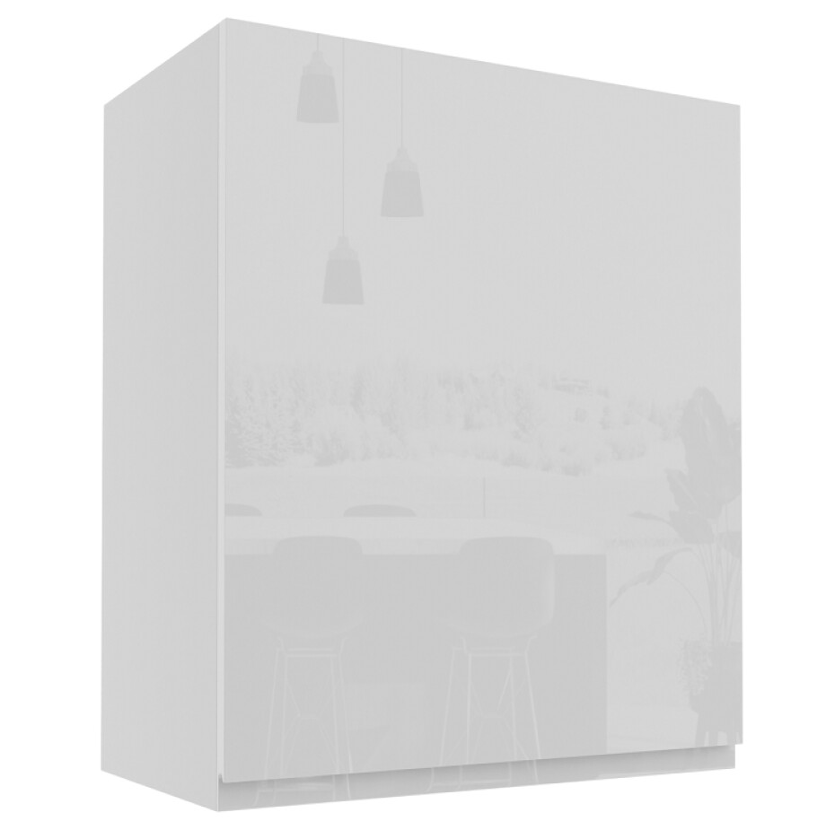 ArtExt Kuchyňská skříňka horní FLORENCE lesk | W2 60 Barva korpusu: Grey - main (1)