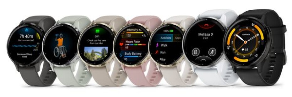Garmin Venu® 3S Slate/Gray, Silicone band 010-02785-00 - main (1)
