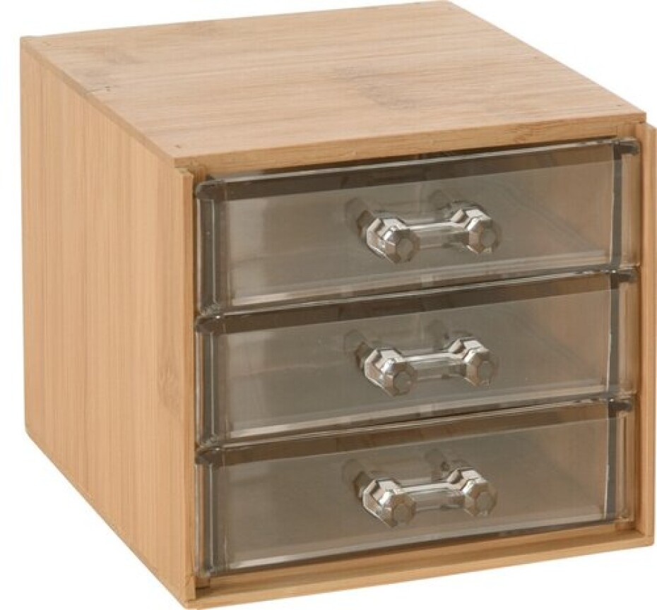 Eleganza Kosmetický organizér Bamboo, 15,2 x 10,3 x 12,2 cm - main (0)