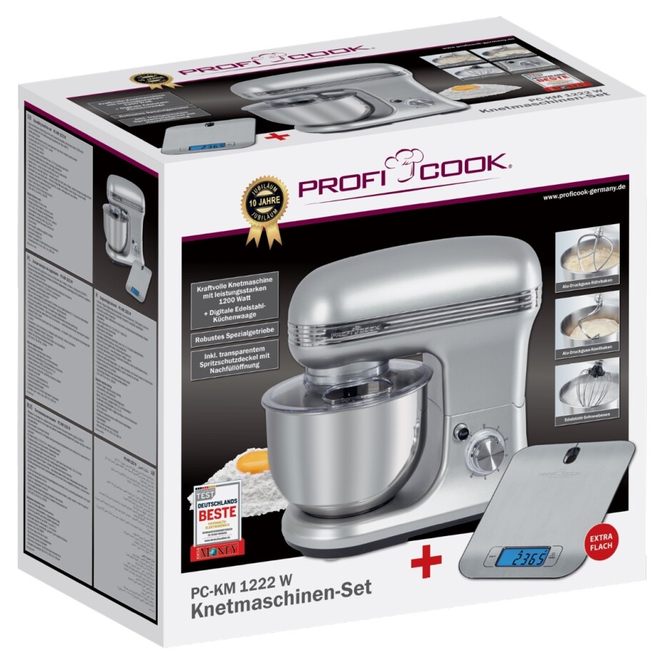 ProfiCook PC-KM 1222 W silber  - main (8)