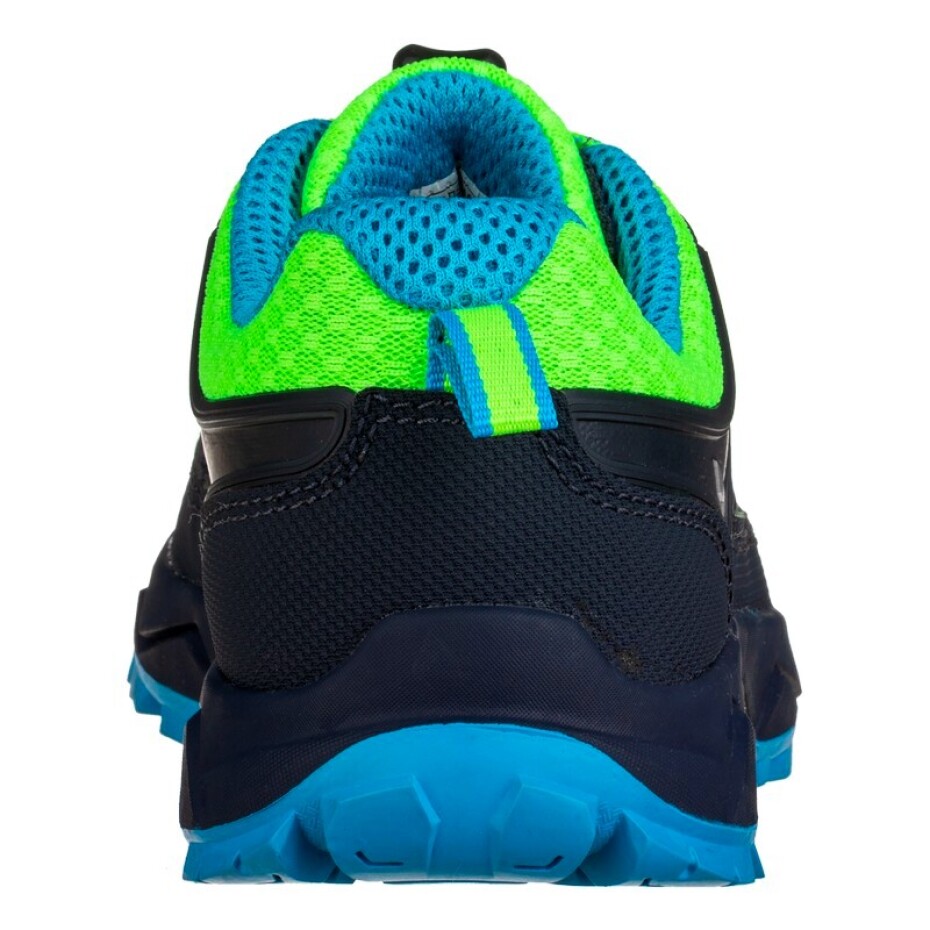 Dětská outdoorová obuv Salewa  Wildfire Ombre Blue/Fluo Green  UK 12,5 (Kid) - main (1)