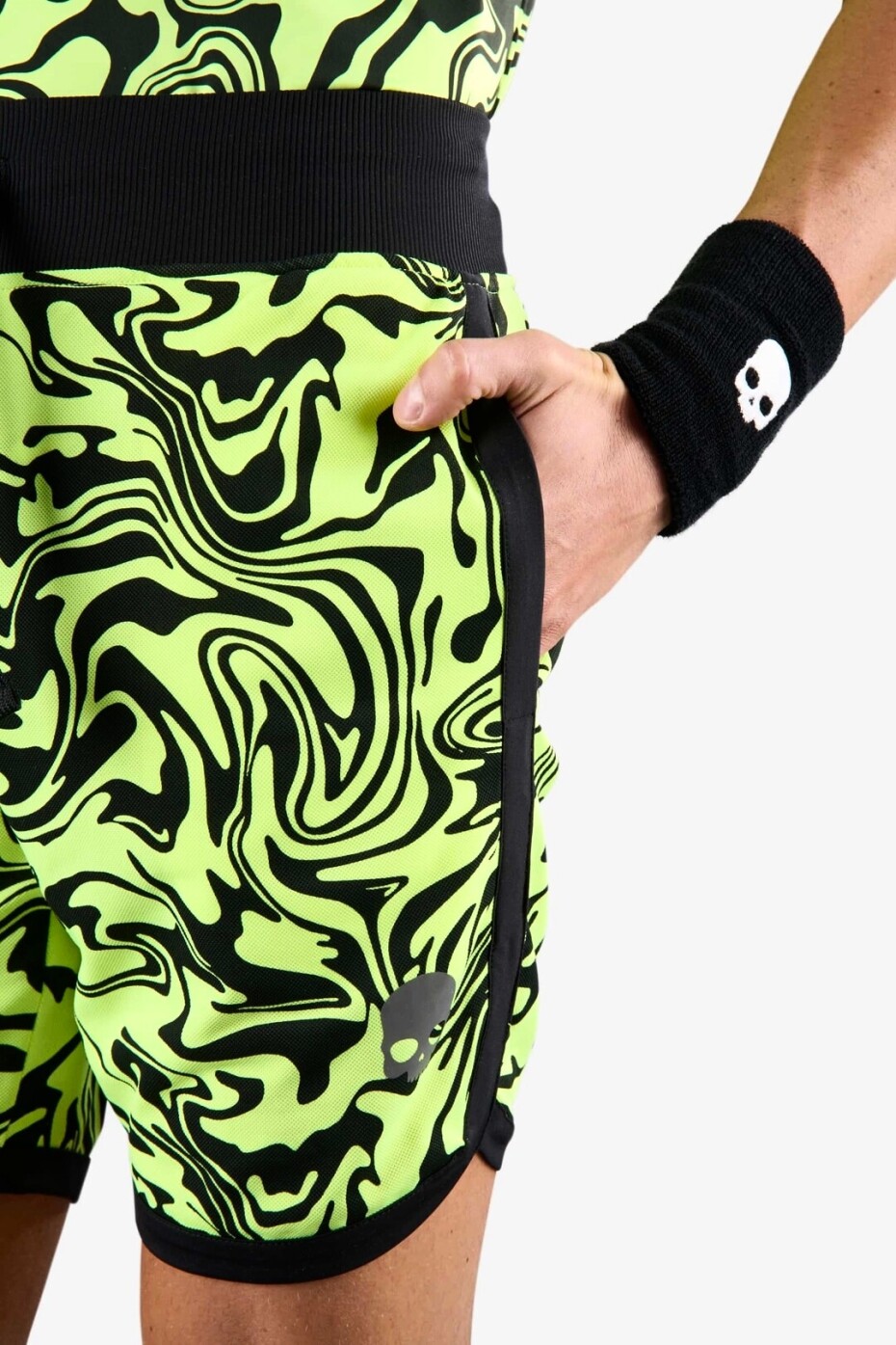 Pánské šortky Hydrogen  Chrome Tech Shorts Fluo Yellow XL - main (3)