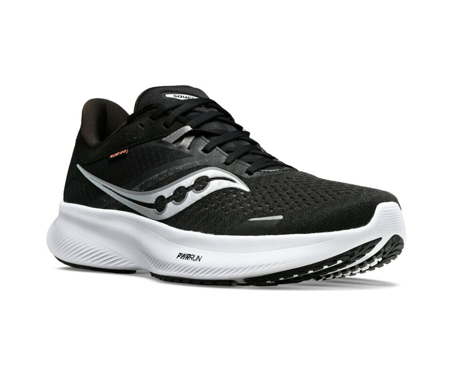 Dámská běžecká obuv Saucony  Ride 16 Black/White  UK 3,5 - main (2)