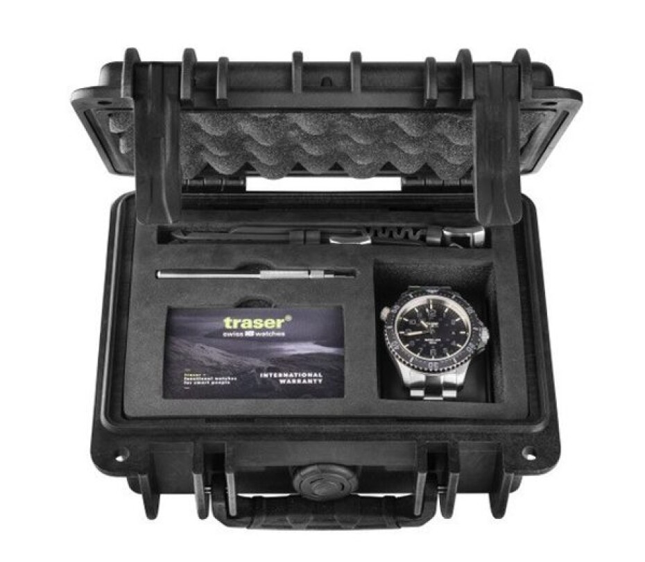 Traser P67 Diver Black Set ocel a pryž - main (15)