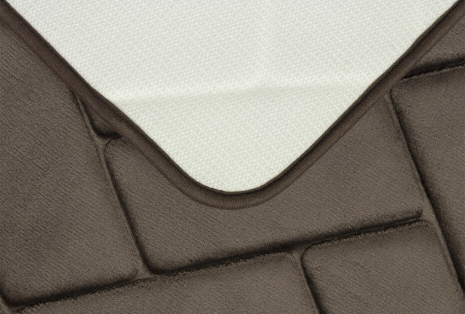 BO-MA Protiskluzová koupelnová předložka 3D 7288 coffee - 40x50 cm - main (4)