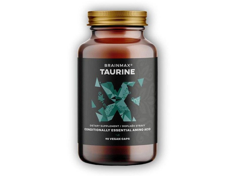 BrainMax Taurine 825mg 90 rostlinných kapslí - main (0)