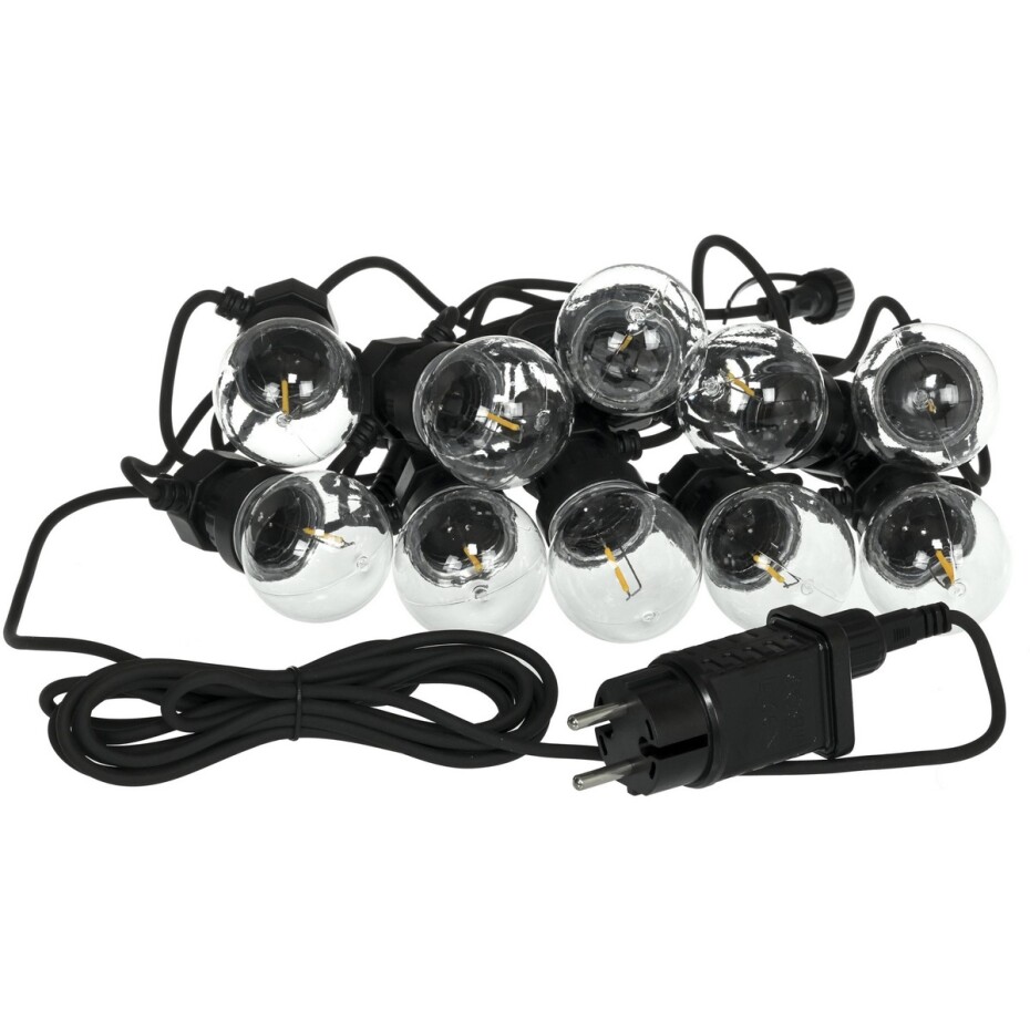 Retlux RGL 115 Party řetěz s žárovkami, 10x LED žlutá, 5+3 m - main (2)