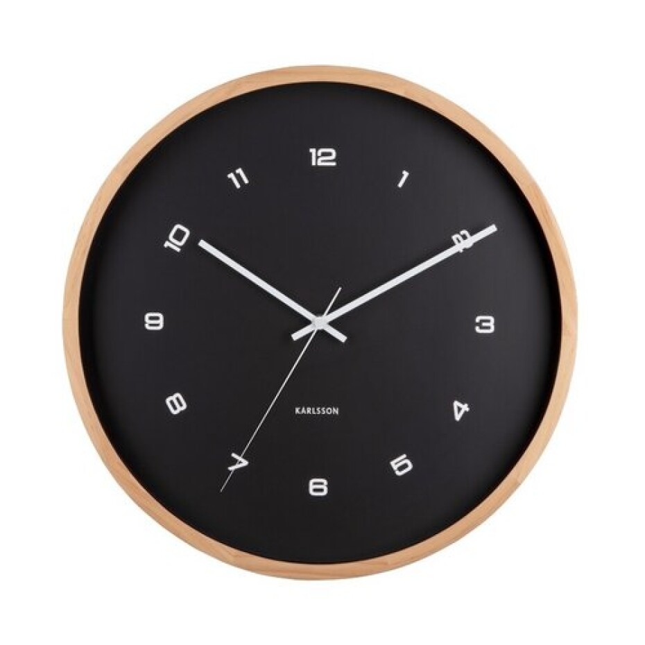 Karlsson 5938BK designové nástěnné hodiny 41 cm - main (0)