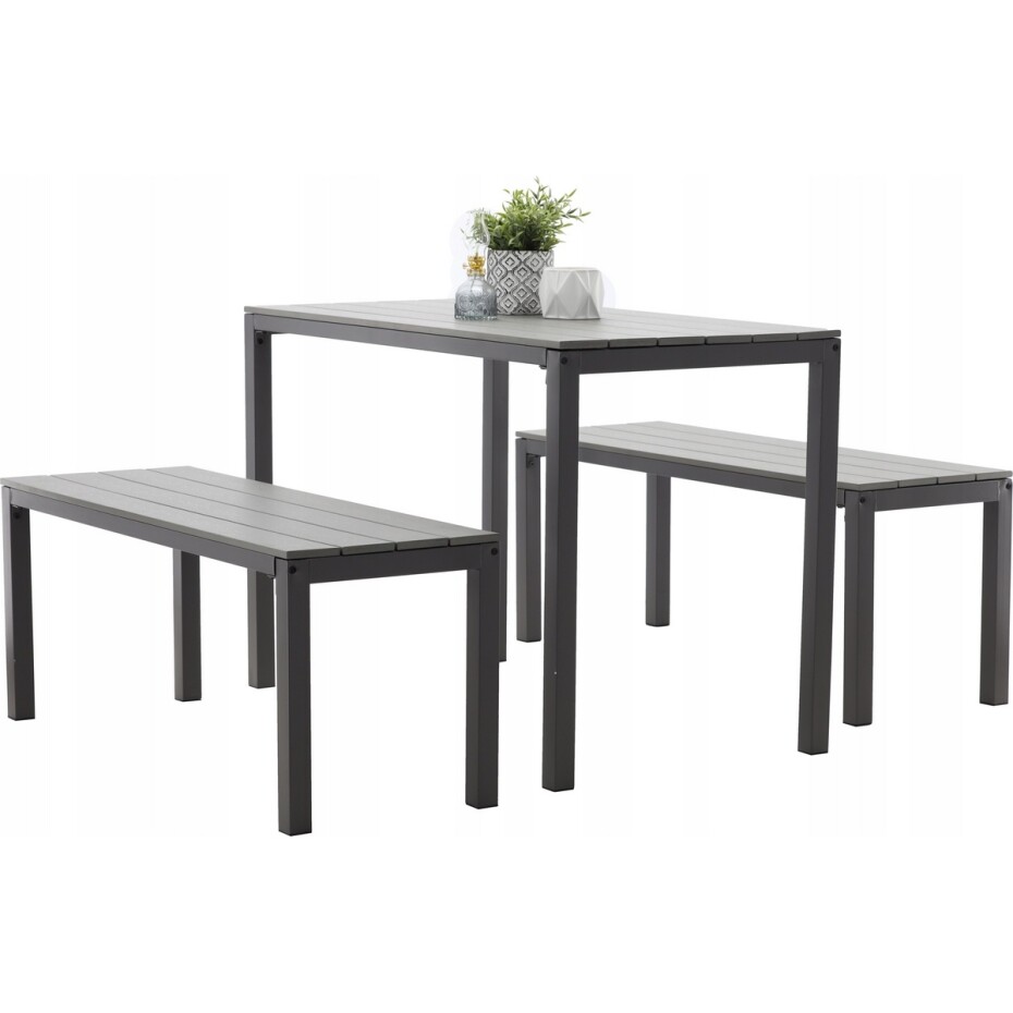 Set zahradního nábytku Garden šedá, 3 ks - main (0)