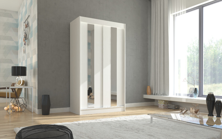 ArtAdrk Šatní skříň BALTON | 120 cm Barva: dub sonoma - main (2)
