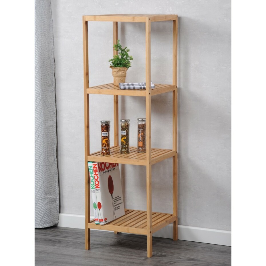 Kesper 19434 Regál bambus, 115 x 35 x 35 cm - main (1)