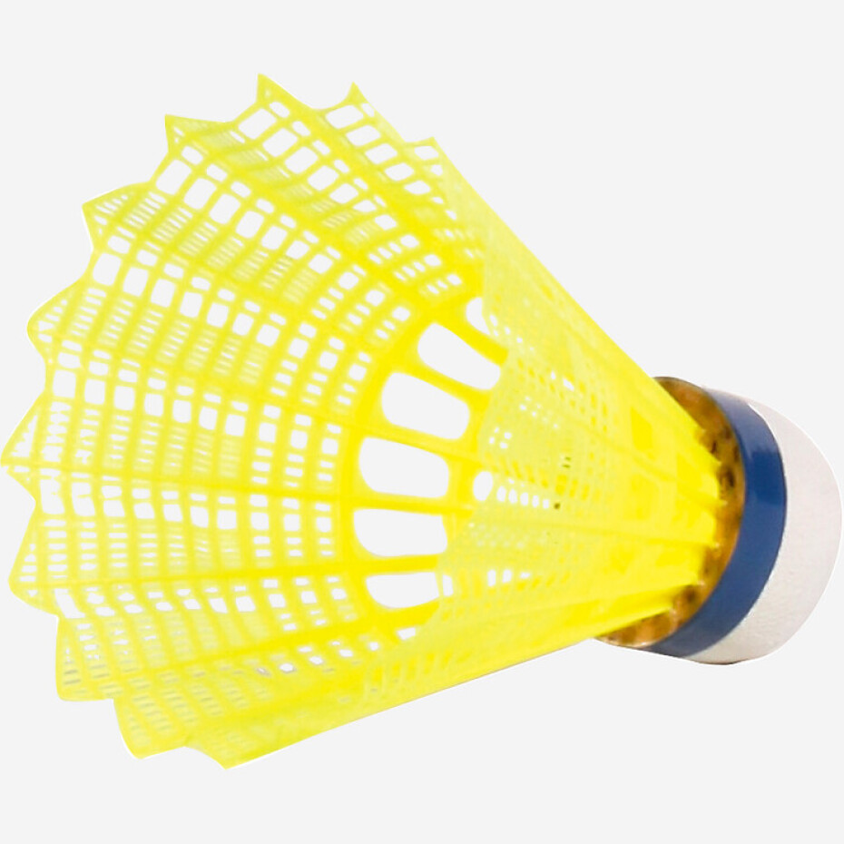 Badmintonové míče Victor  Nylon Shuttle 3000 Platin - Yellow (6 Pack)  modrý proužek (do 11-21°C) - main (1)
