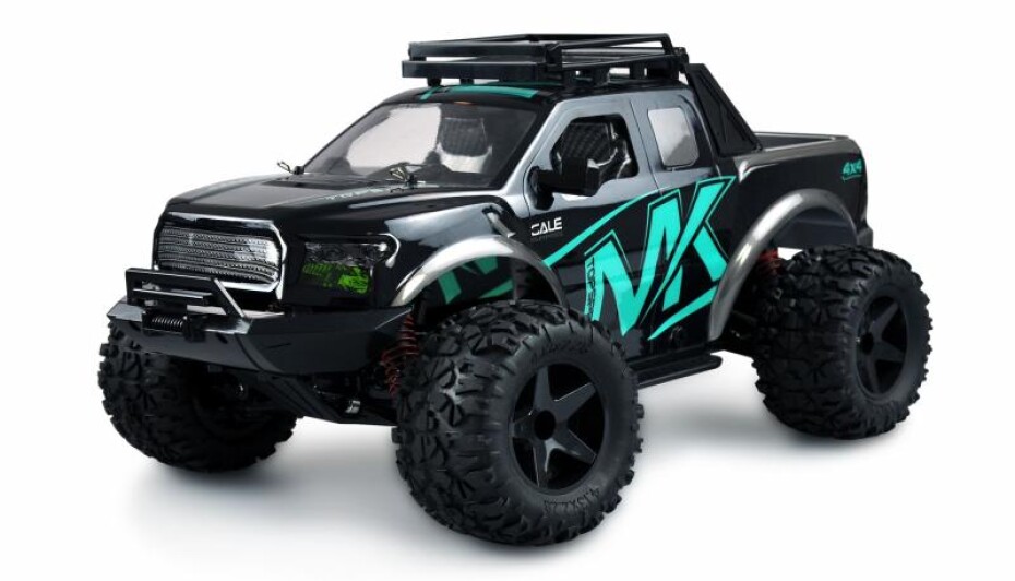 WARRIOR Desert Truck 4WD, 1:10, kovové tuningové díly, až 45 km/h, IPx4, RTR, tyrkysová - main (0)