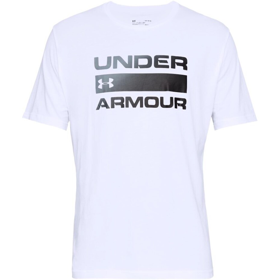 Pánské tričko Under Armour  TEAM ISSUE WORDMARK SS White 4XL - main (1)