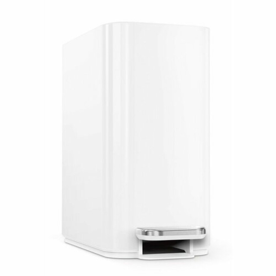 Simplehuman Úzký pedálový koš 5 l, bílá - main (3)