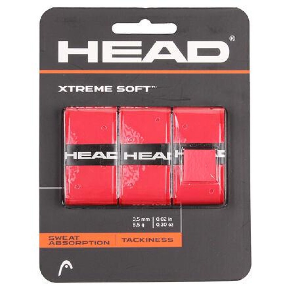 Head XtremeSoft 3 overgrip omotávka tl. 0,5 mm červená - main (0)
