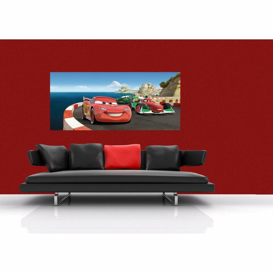 Dětská fototapeta Auta závody, 202 x 90 cm - main (1)