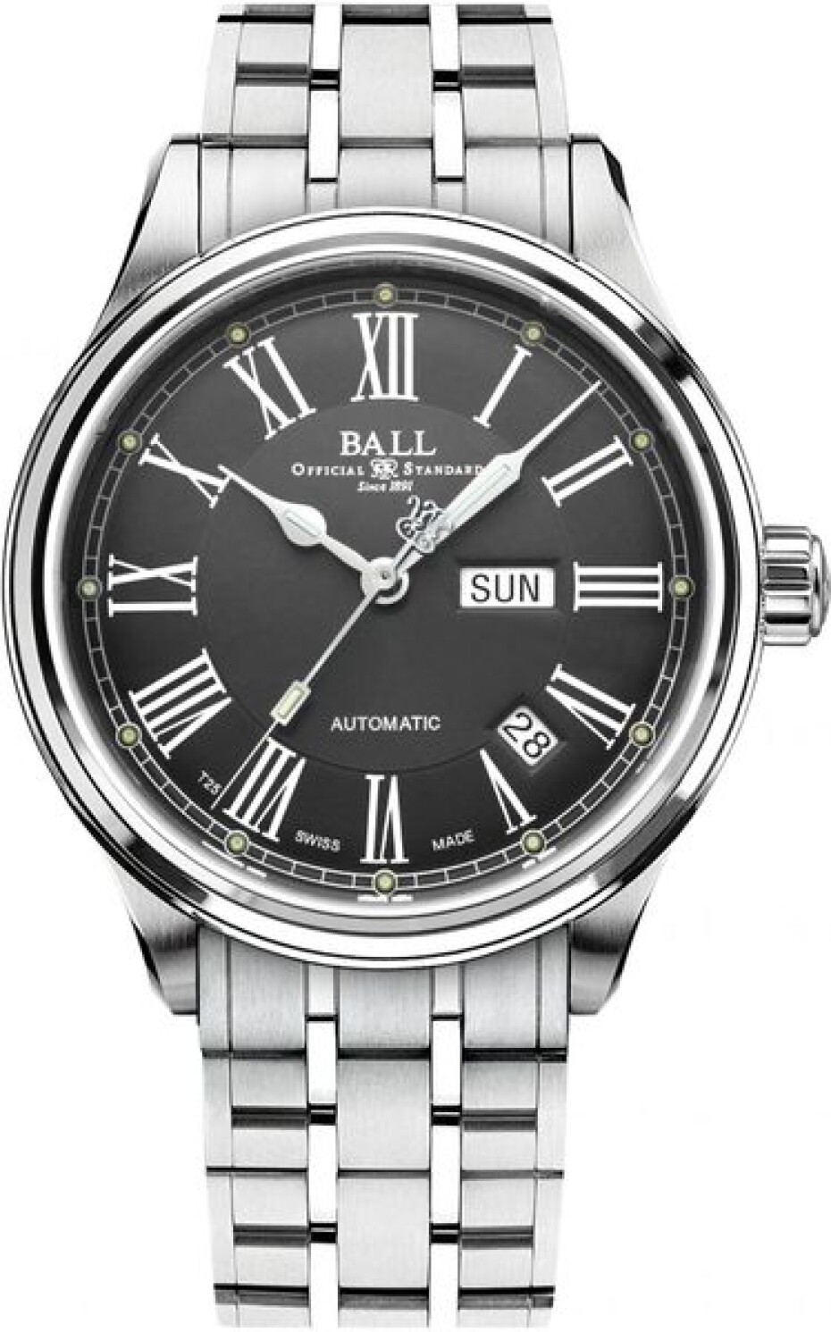 Ball Trainmaster Roman NM1058D-S4J-GY - main (0)