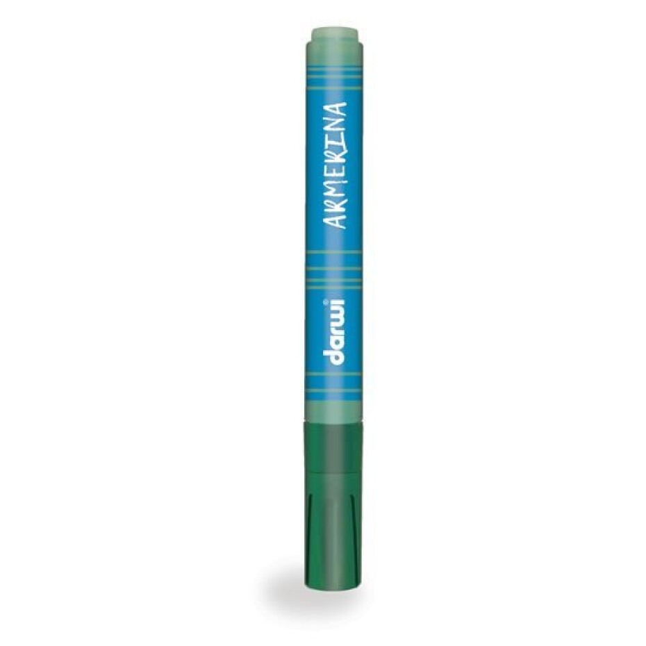 DARWI ARMERINA fixy na porcelán bez vypalování - Tmavě zelená 6 ml - main (0)