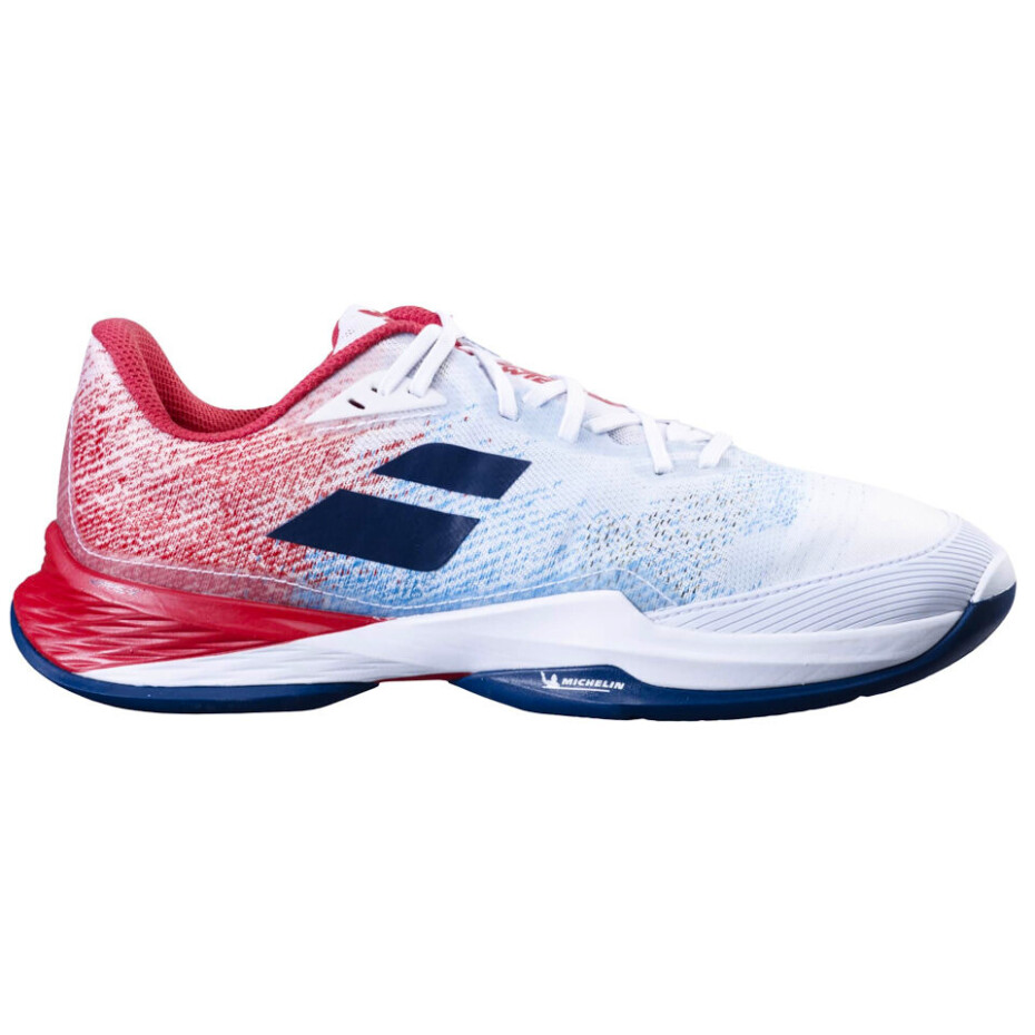 Pánská tenisová obuv Babolat Jet Mach 3 AC Men Wide White/Estate Blue  EUR 42,5 - main (0)