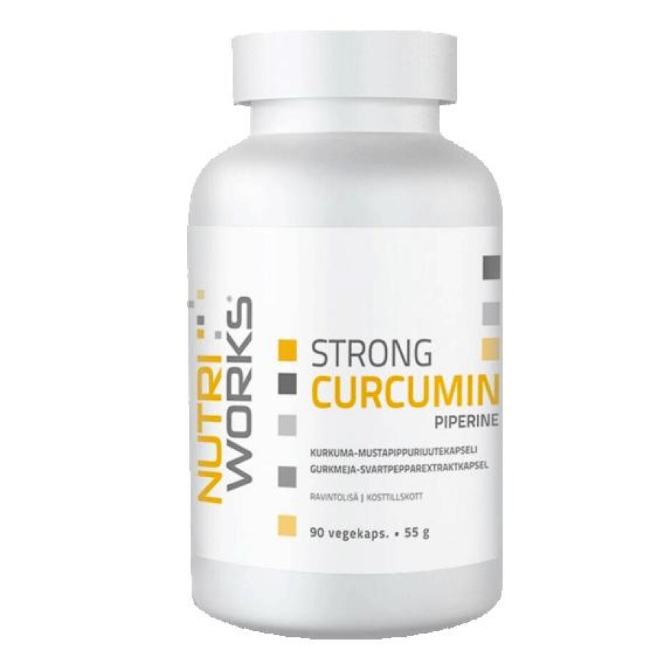 NutriWorks Strong Curcumin Piperine 90 kapslí - main (0)