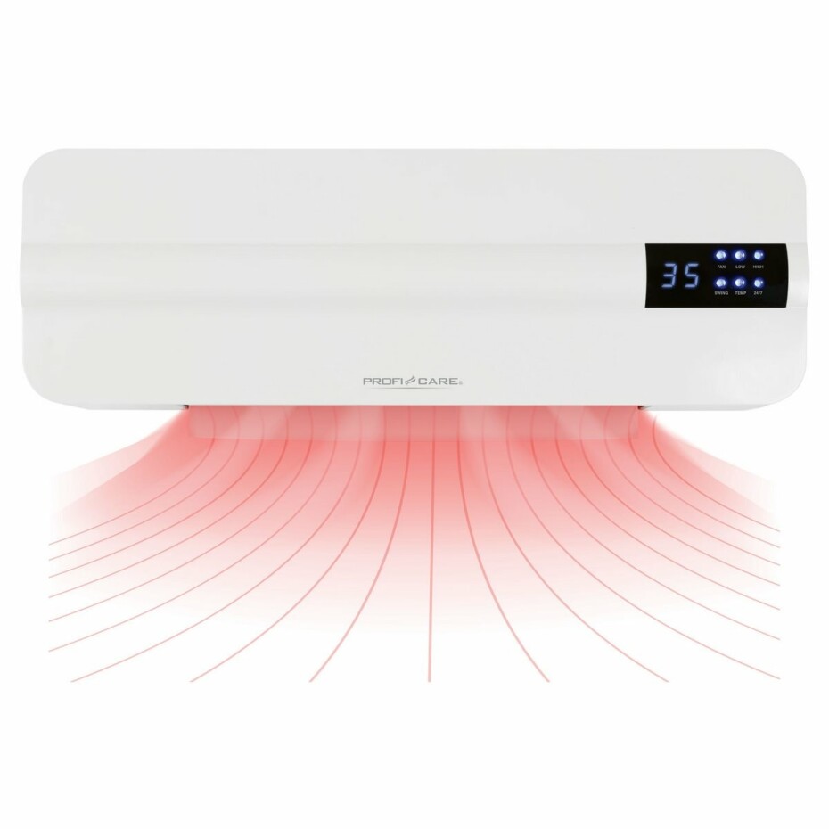 ProfiCare HL 3116 nástěnný keramický horkovzdušný ventilátor - main (5)