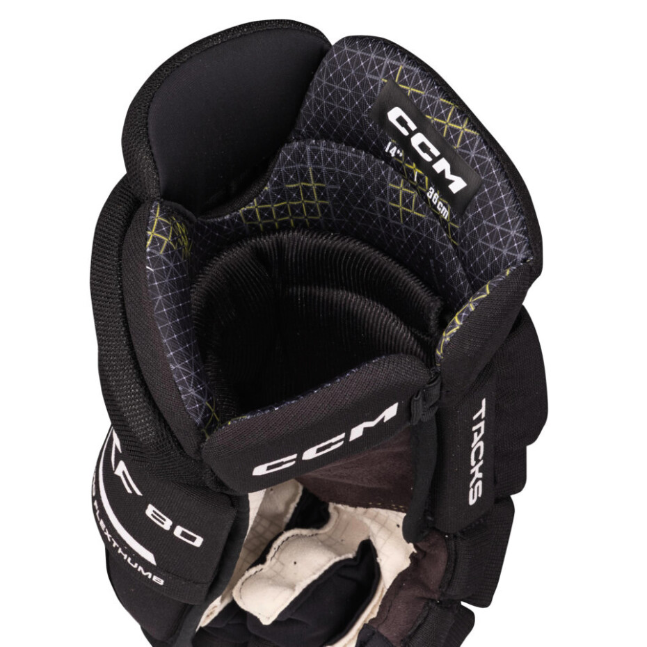Hokejové rukavice CCM Tacks XF 80 Black/White Senior 14 palců - main (3)