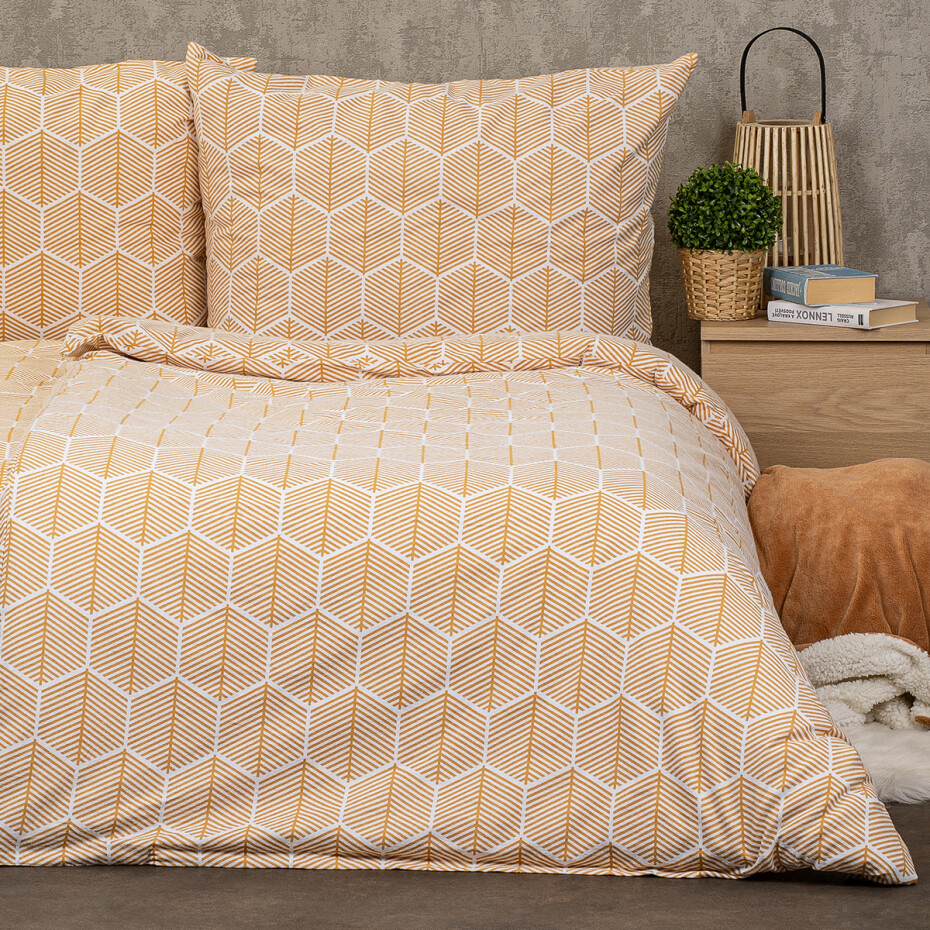 4Home Flanelové povlečení Honey, 140 x 220 cm, 70 x 90 cm - main (1)